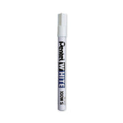 Pentel Felt Tip White Markers - Bullet Marker Point - White Ink - 1 Each