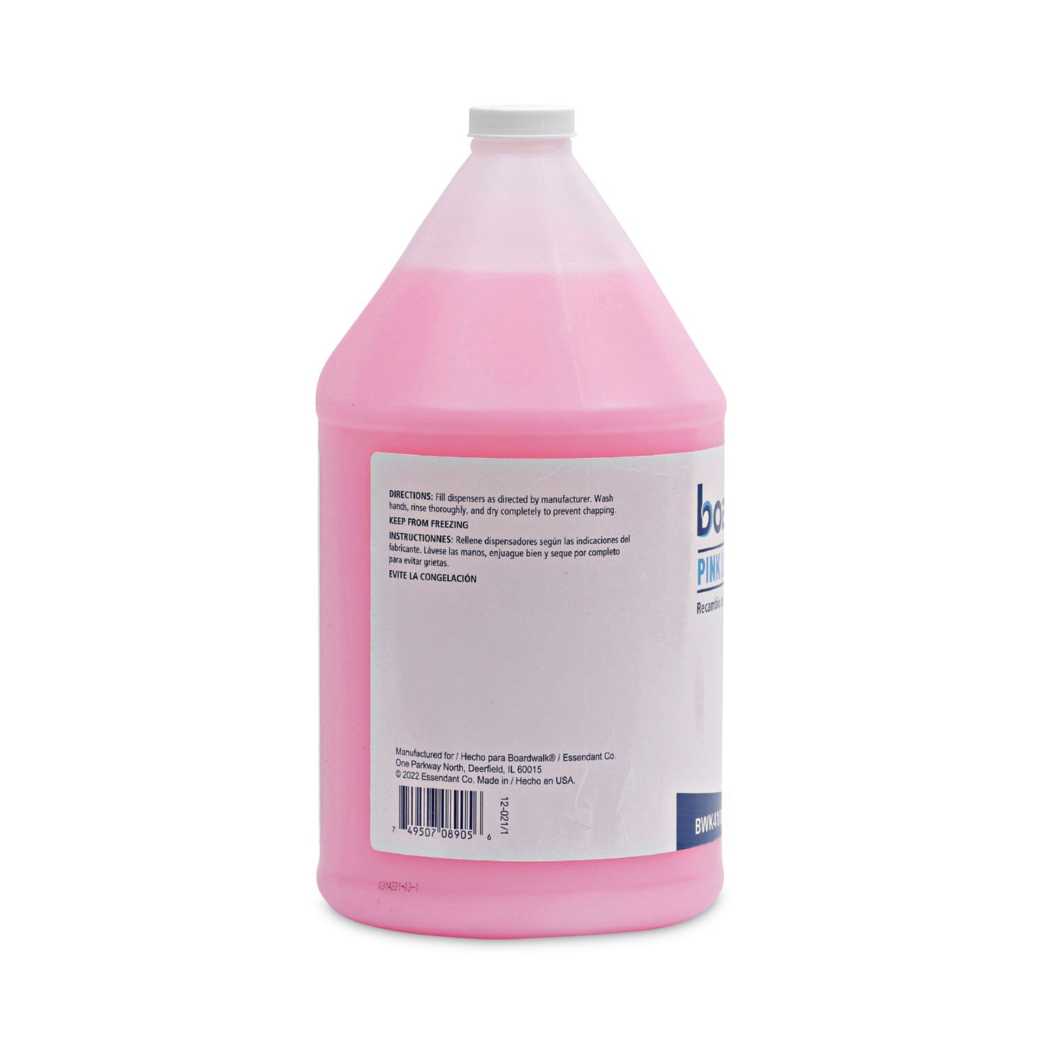 Mild Cleansing Pink Lotion Hand Soap Refill, Cherry Scent, 1 gal Bottle, 4/Carton