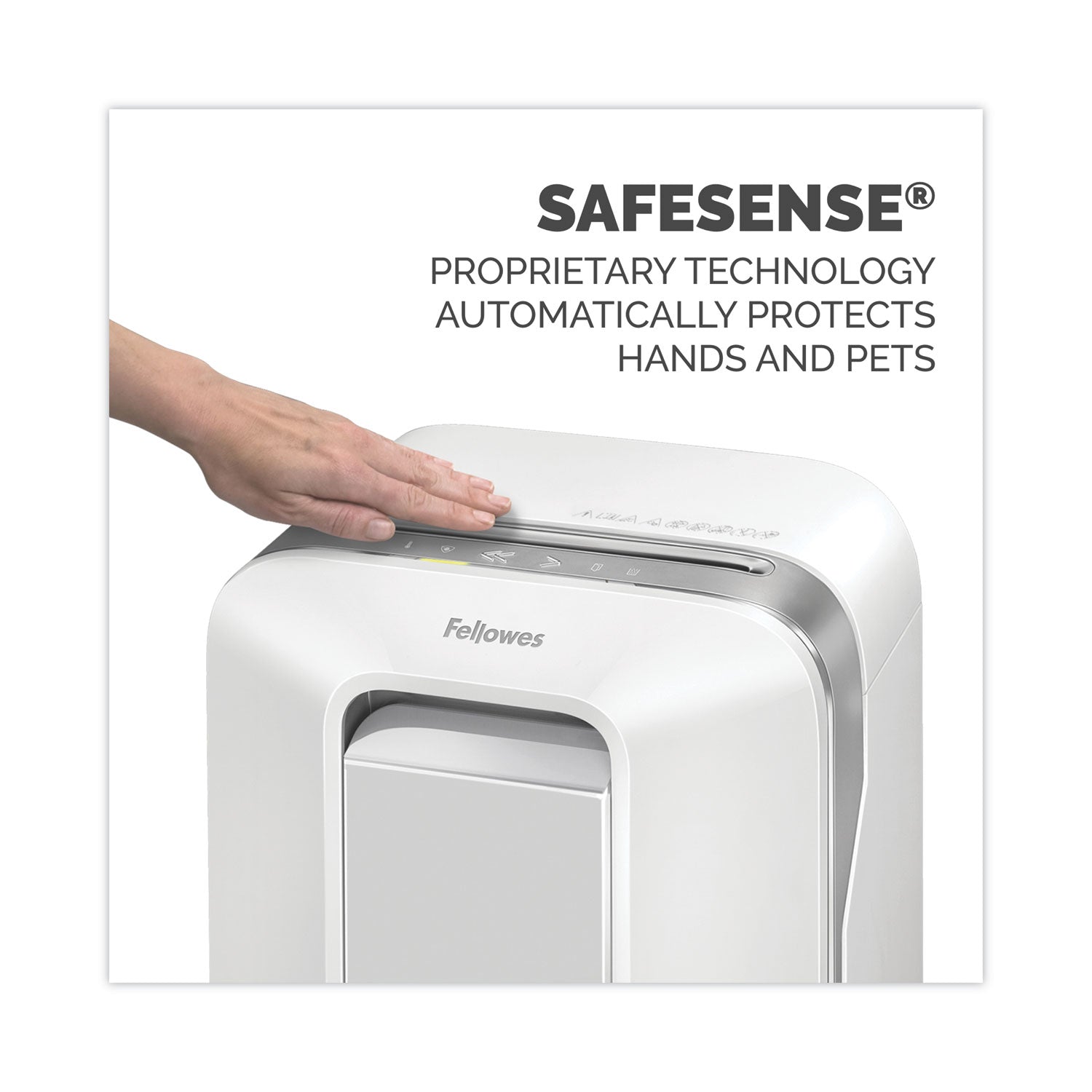 Continuous Shredder - Micro Cut - 12 Per Pass - for shredding Paper, Paper Clip, Credit Card, Staples, Junk Mail - 0.156" x 0.500" Shred Size - P-4 - 10 Minute Run Time - 15 Minute Cool Down Time - 6 gal Wastebin Capacity - White