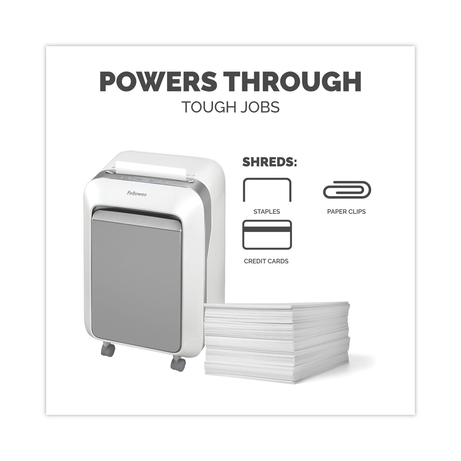 Micro Cut - 16 Per Pass - for shredding Paper, Credit Card, Paper Clip, Staples, Junk Mail - 0.156" x 0.500" Shred Size - P-4 - 7 ft/min - 9" Throat - 20 Minute Run Time - 6 gal Wastebin Capacity - White