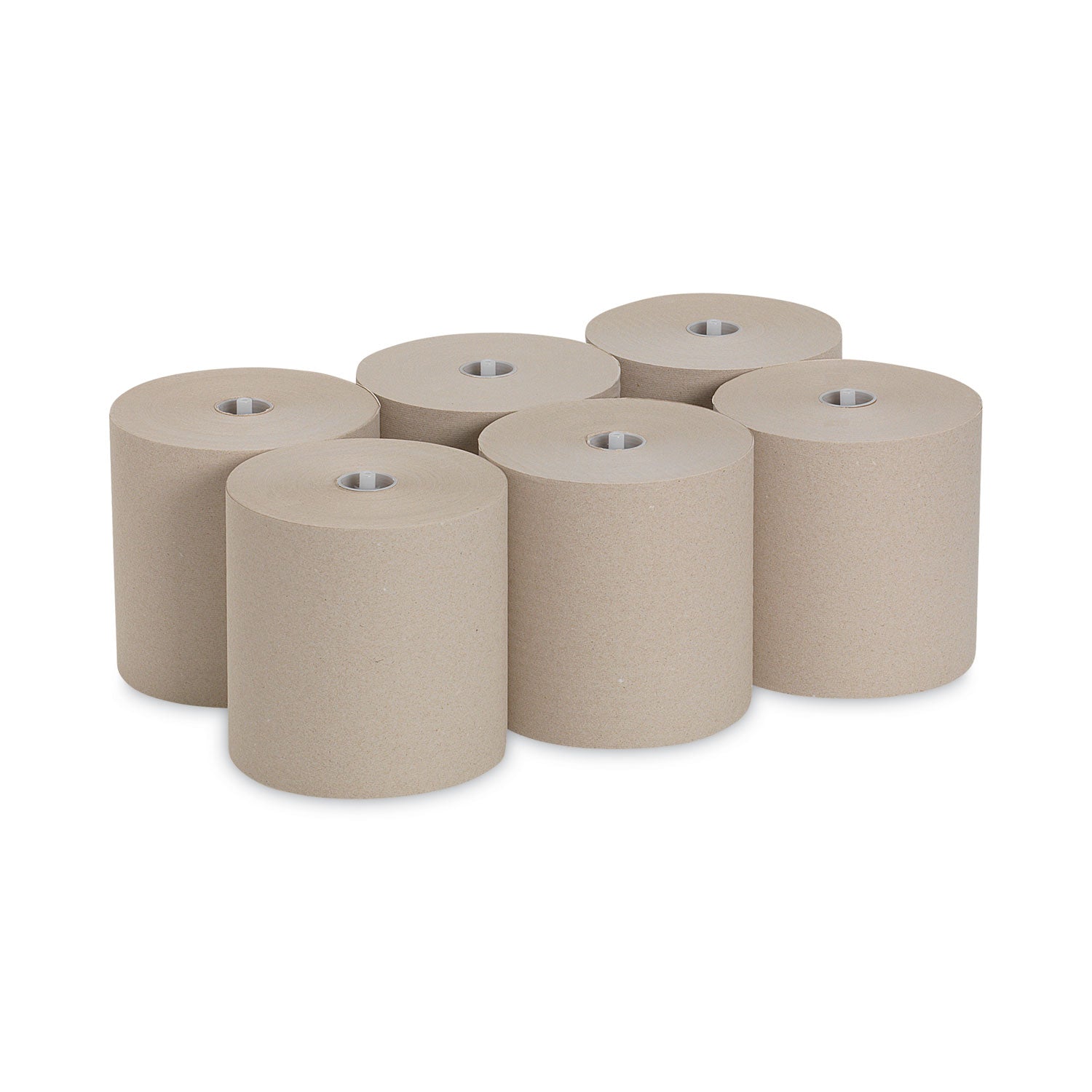 SofPull Mechanical Recycled Paper Towel Rolls - 1 Ply - 7.87" Width x 1000 ft Length - 7.80" Roll Diameter - Brown - Paper - 6 / Carton