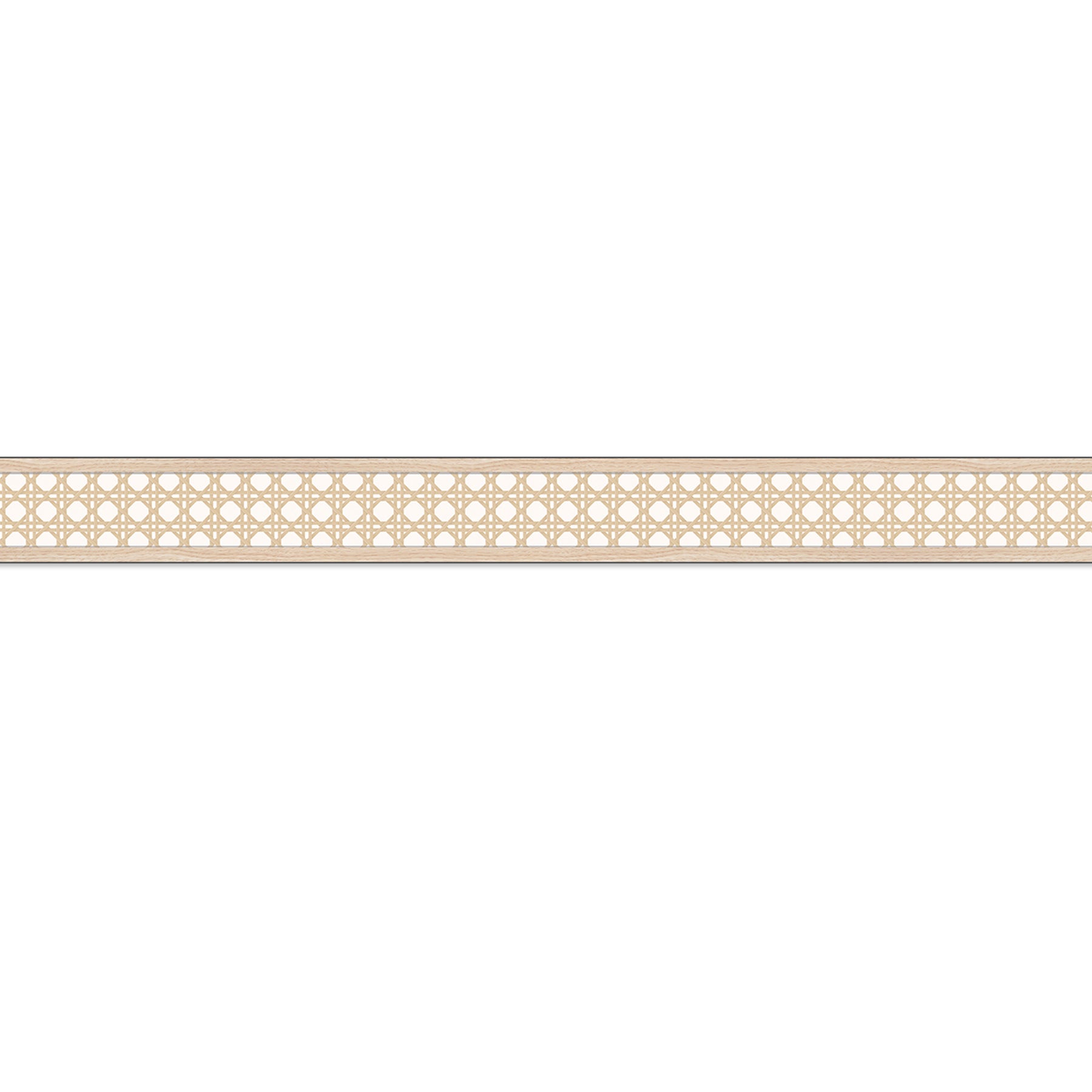 True to You Woven Cane Straight Bulletin Board Borders, 36 Feet