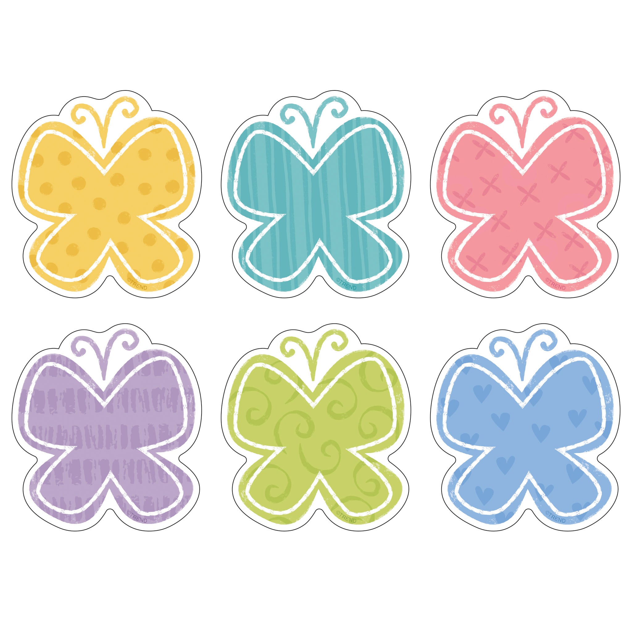 Garden Butterflies Mini Accents Variety Pack, 36 Count