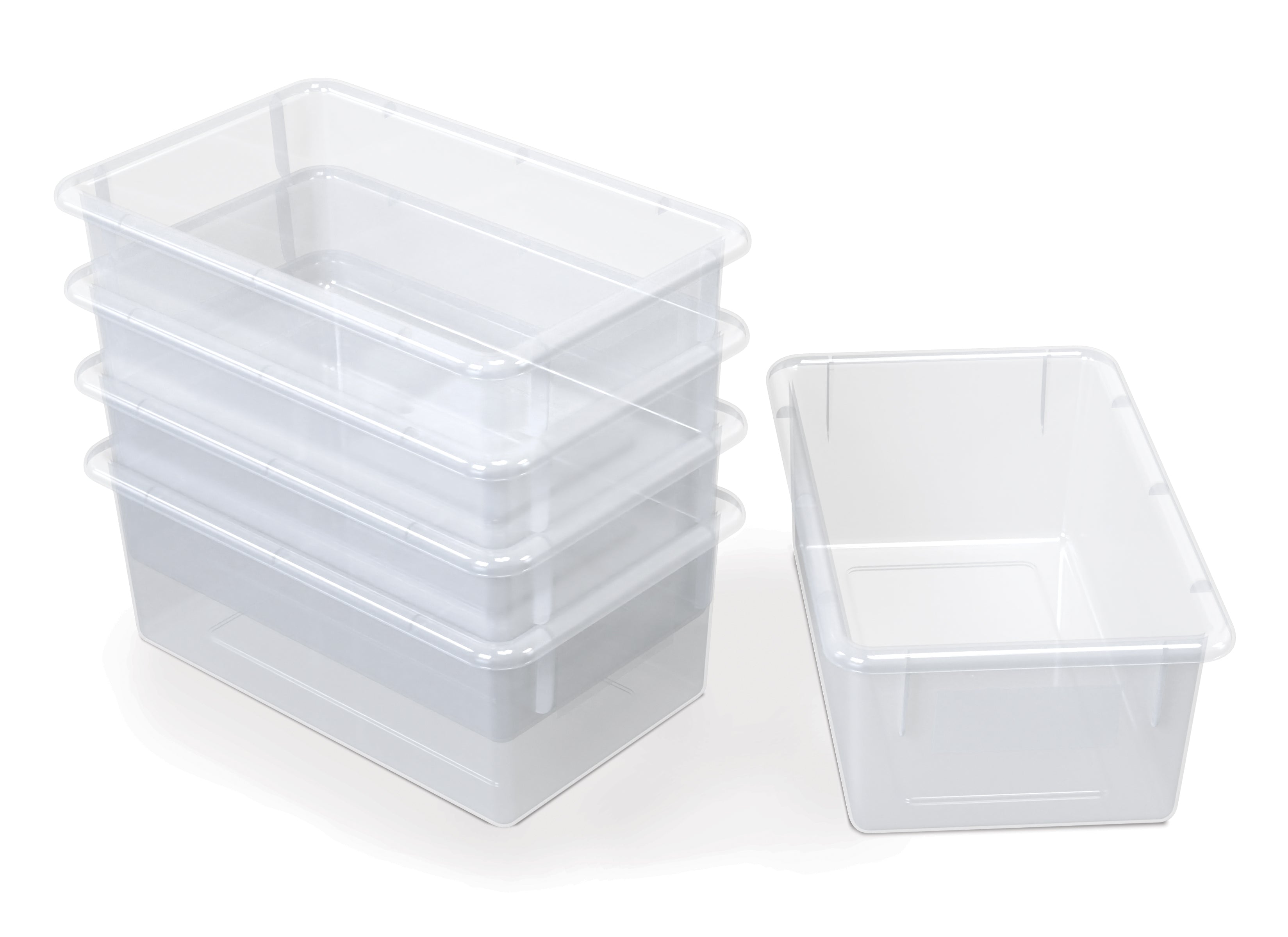 Jonti-Craft® 30 Cubbie-Tray Mobile Storage - with Clear Trays
