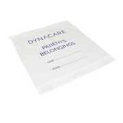 Patient Belonging Bag - Drawstring, 16" x 18" x 4", White250 Quantity  per Case