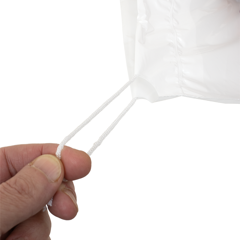 Patient Belonging Bag - Drawstring, 16" x 18" x 4", White250 Quantity  per Case