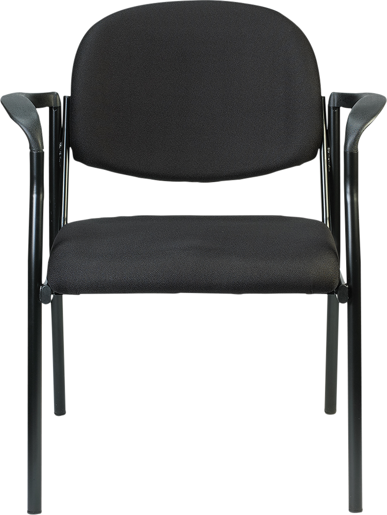 Dakota Chair With Arms - Black Fabric