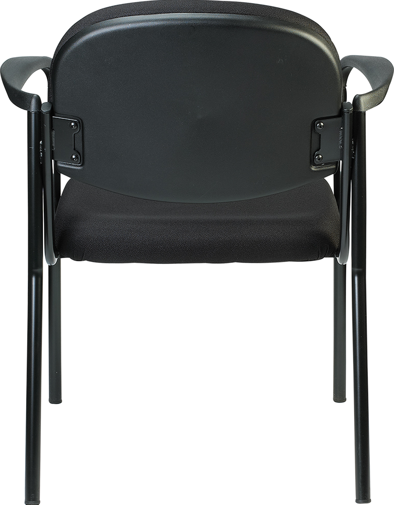 Dakota Chair With Arms - Black Fabric
