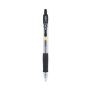 G2 Premium Gel Ink Retractable Pens - 0.38 mm Ultra Fine Pen Point - Refillable - Retractable - Black Ink - Gel-based - Clear Barrel - 1 Dozen