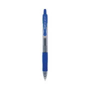 G2 Premium Gel Ink Retractable Pens - 0.7 mm Fine Pen Point - Refillable - Retractable - Blue Ink - Gel-based - Clear Barrel - 1 Dozen