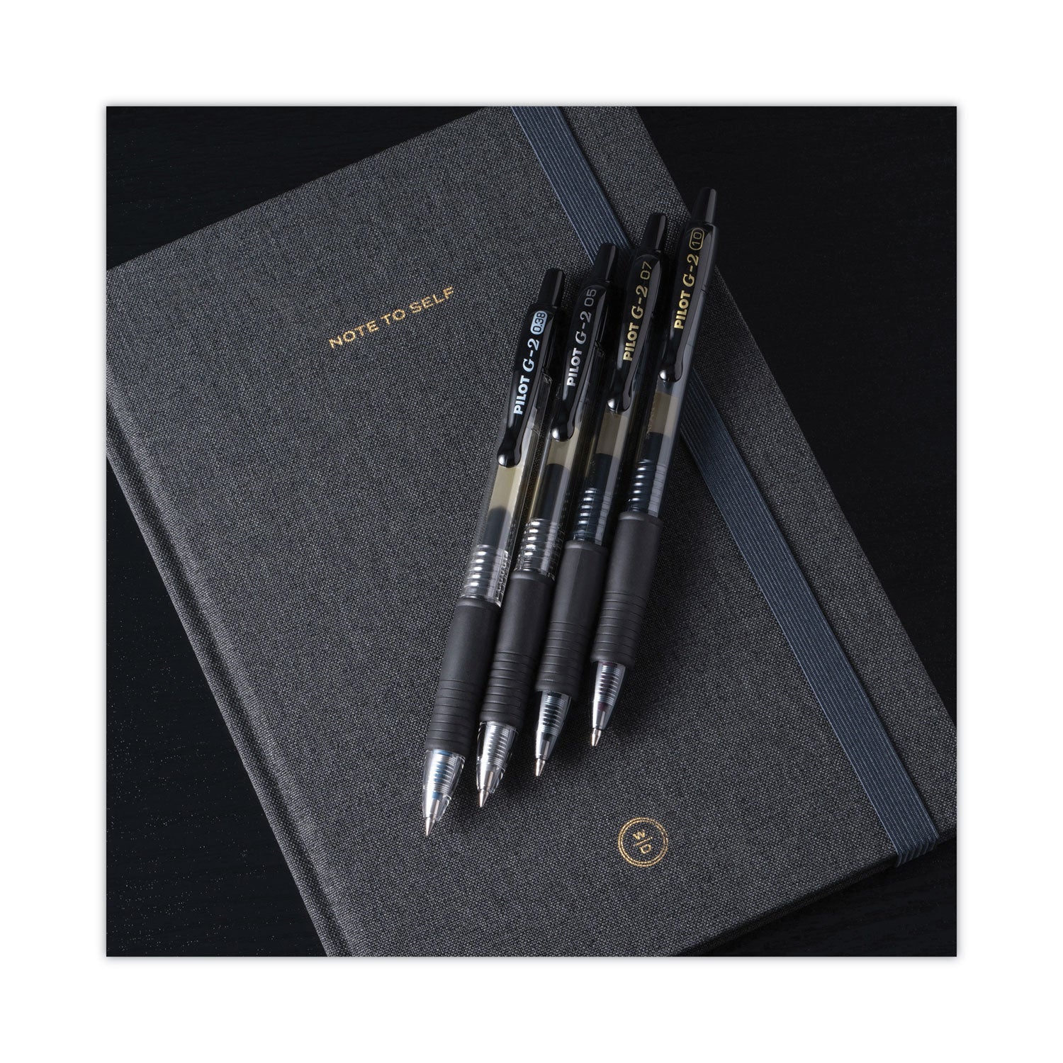 G2 Premium Gel Ink Retractable Pen - 0.7 mm Fine Pen Point - Refillable - Retractable - Black Ink - Gel-based - Clear Barrel - 1 Dozen