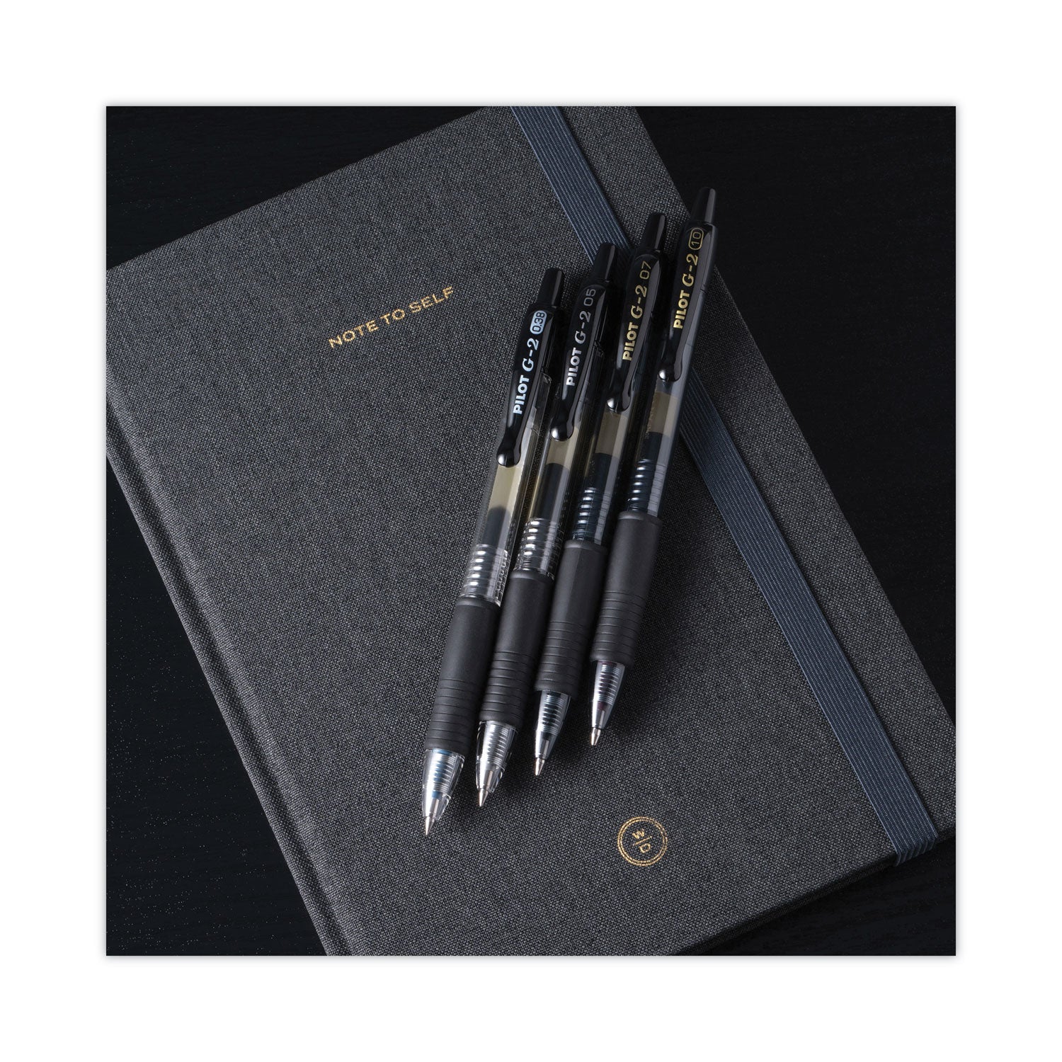 G2 Premium Gel Ink Retractable Pen - 0.5 mm Extra Fine Pen Point - Refillable - Retractable - Black Ink - Gel-based - Translucent Barrel - 1 Dozen