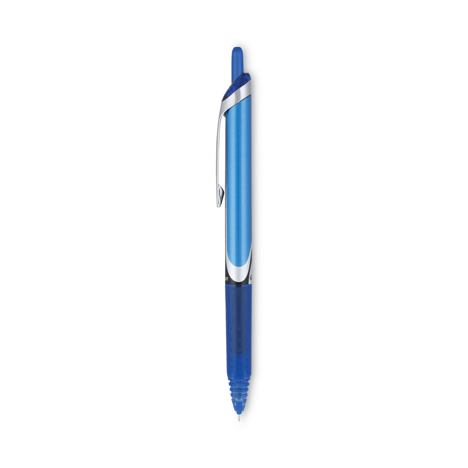 Pilot Extra-Fine Premium Retractable Rolling Ball Pens - 0.5 mm Extra Fine Needle Pen Point - Refillable - Retractable - Blue Ink - Water Based - Blue Barrel - Writing - 1 Dozen