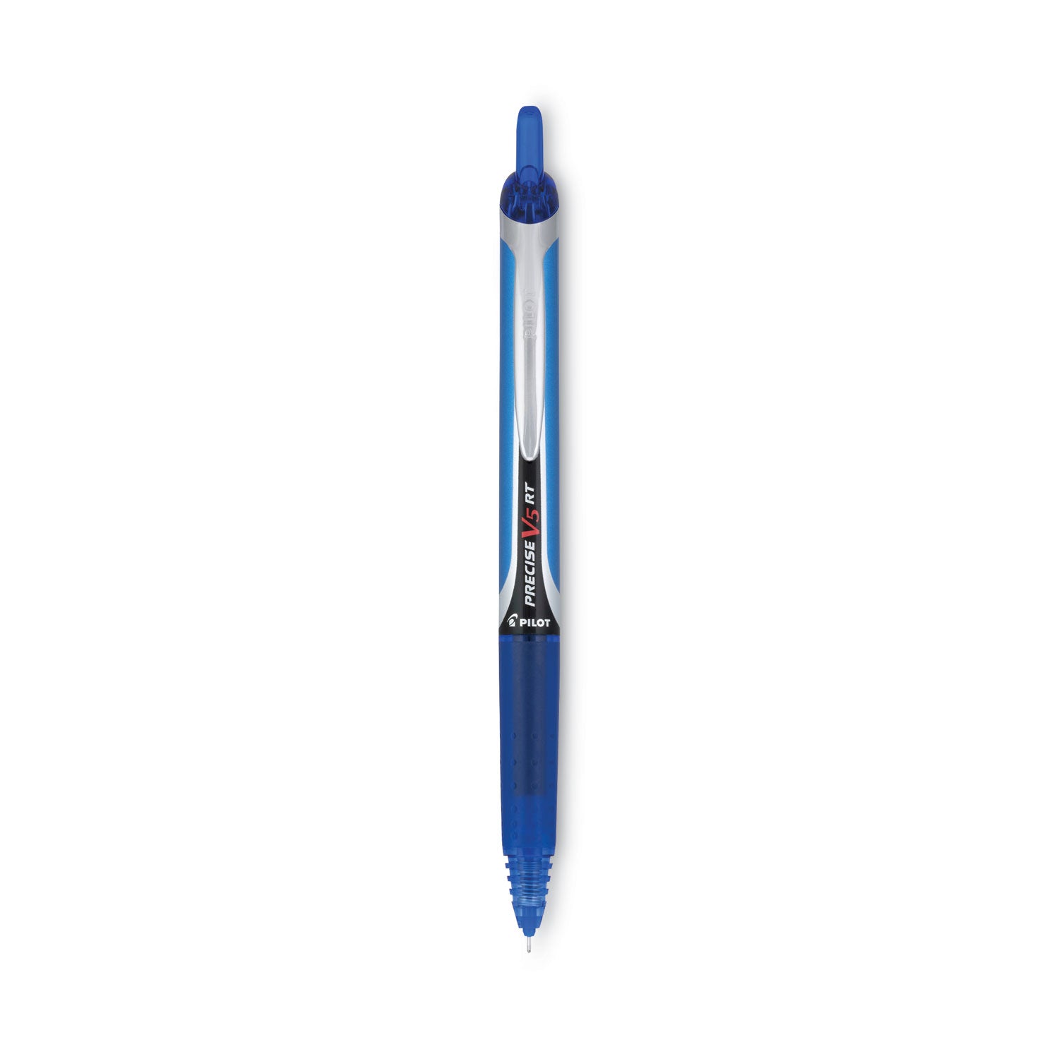 Pilot Extra-Fine Premium Retractable Rolling Ball Pens - 0.5 mm Extra Fine Needle Pen Point - Refillable - Retractable - Blue Ink - Water Based - Blue Barrel - Writing - 1 Dozen