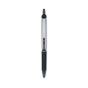 Pilot Extra-Fine Premium Retractable Rolling Ball Pens - 0.5 mm Extra Fine Needle Pen Point - Refillable - Retractable - Black Ink - Water Based - Black Barrel - Writing - 1 Dozen