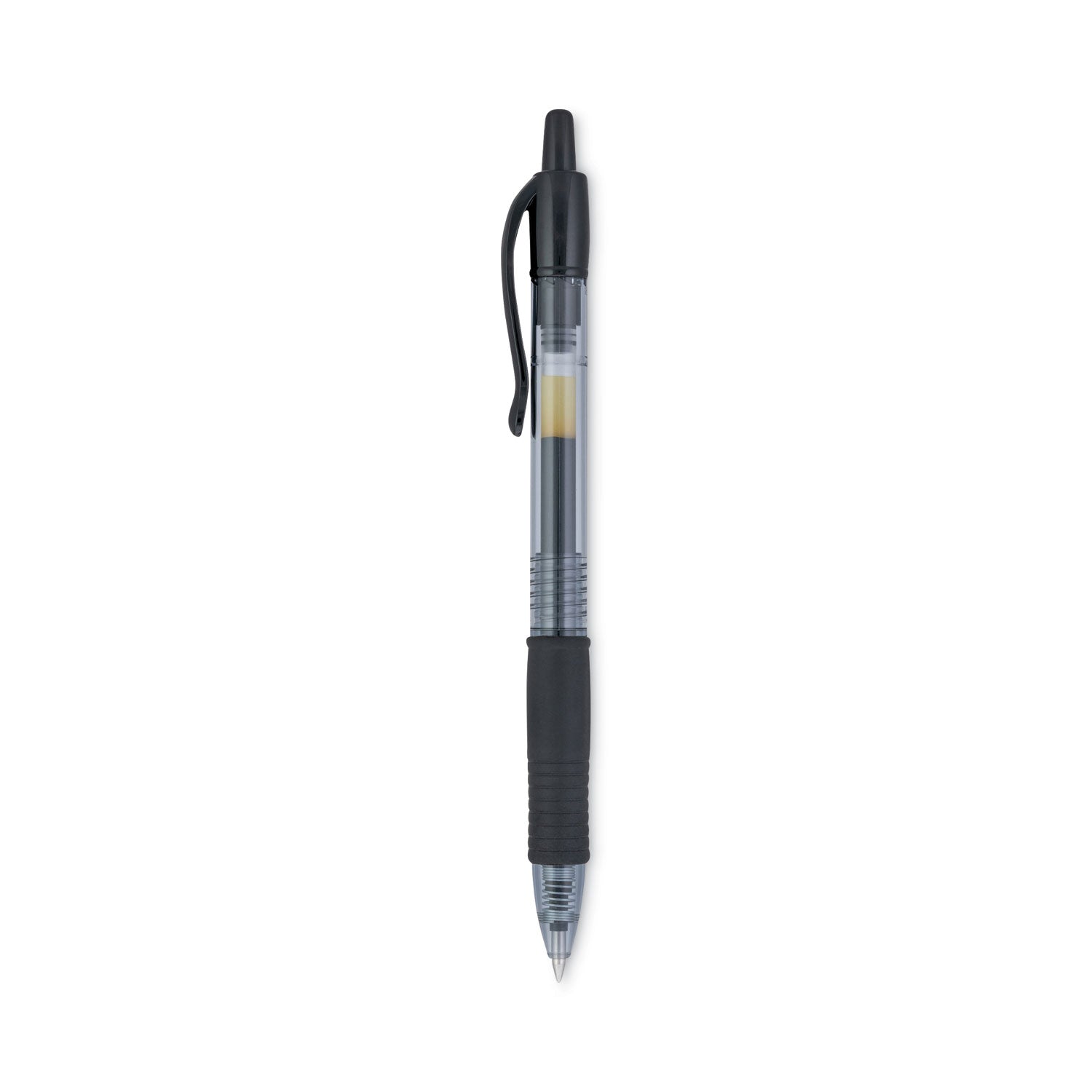 0.7 mm Fine Pen Point - Refillable - Retractable - Black Ink - Black Barrel - 36 / Pack
