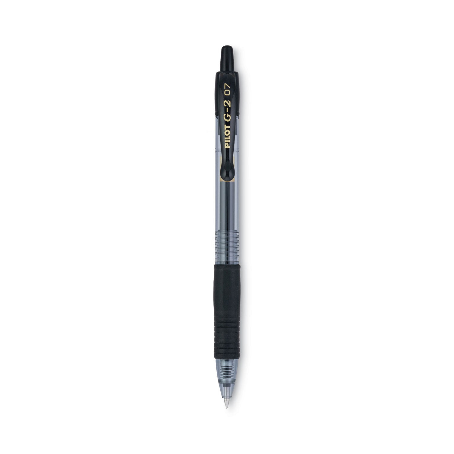 0.7 mm Fine Pen Point - Refillable - Retractable - Black Ink - Black Barrel - 36 / Pack