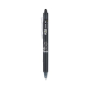 0.7 mm Fine Pen Point - Retractable - Erasable - Black Ink - Gel-based - Black Barrel - Document, Writing - 1 Dozen