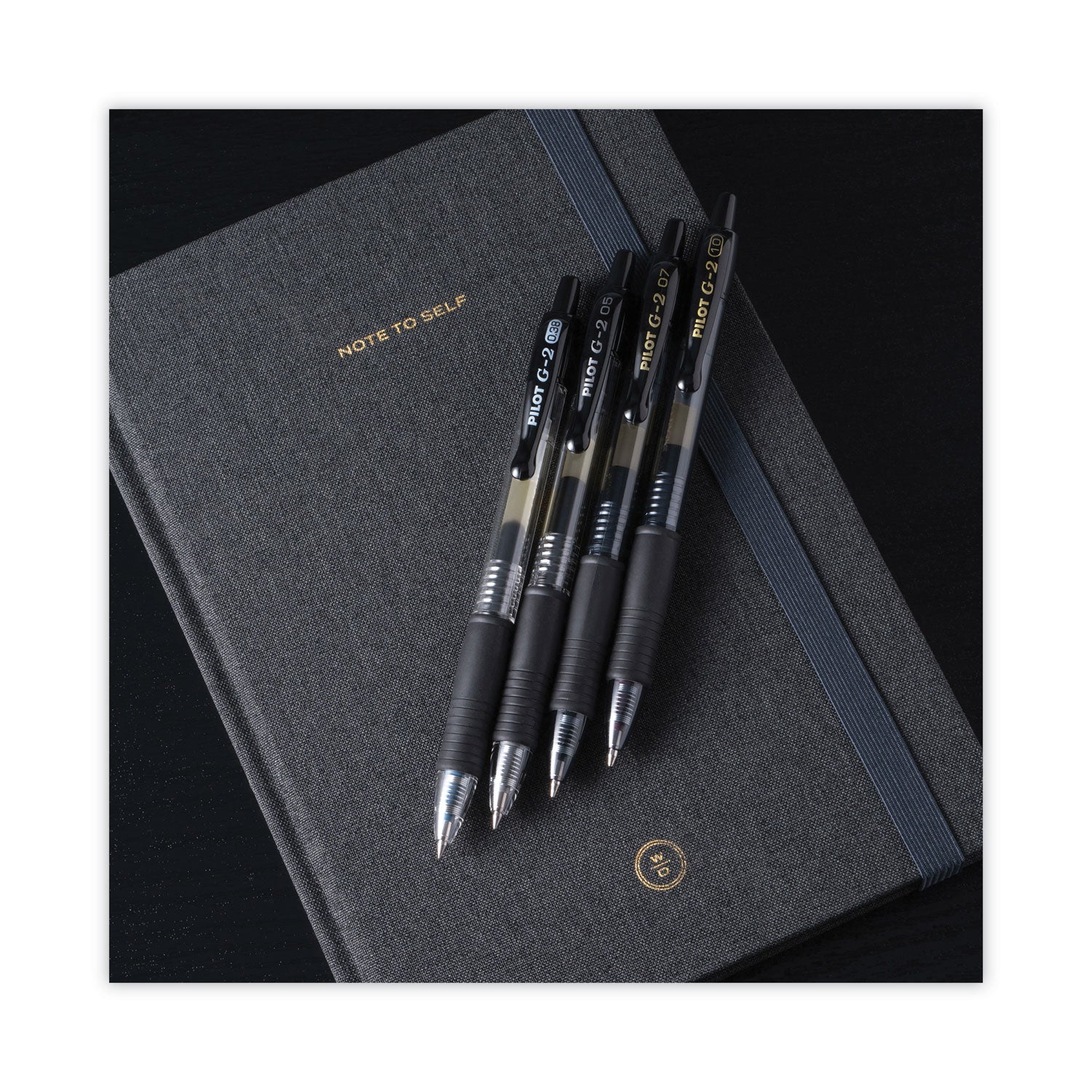 G2 Premium Gel Ink Retractable Pens - 0.38 mm Ultra Fine Pen Point - Refillable - Retractable - Black Ink - Gel-based - Clear Barrel - 1 Dozen