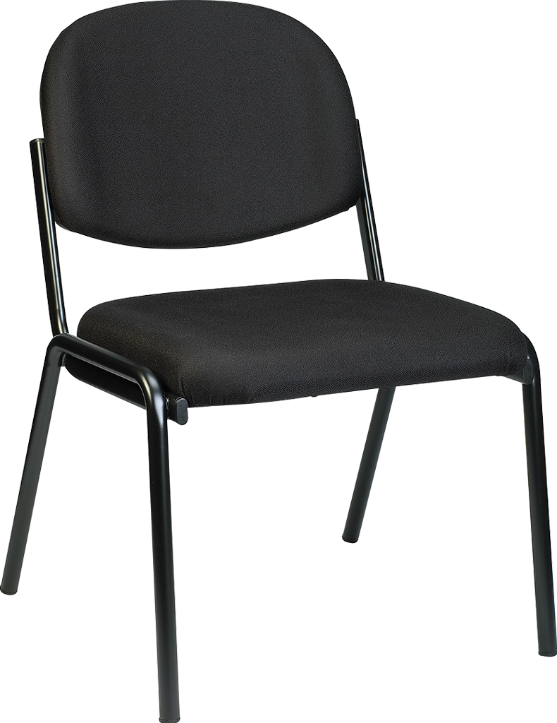 Dakota Chair With No Arms - Black Fabric
