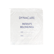 Patient Belonging Bag - Drawstring, 20" x 20" x 4", White250 Quantity  per Case