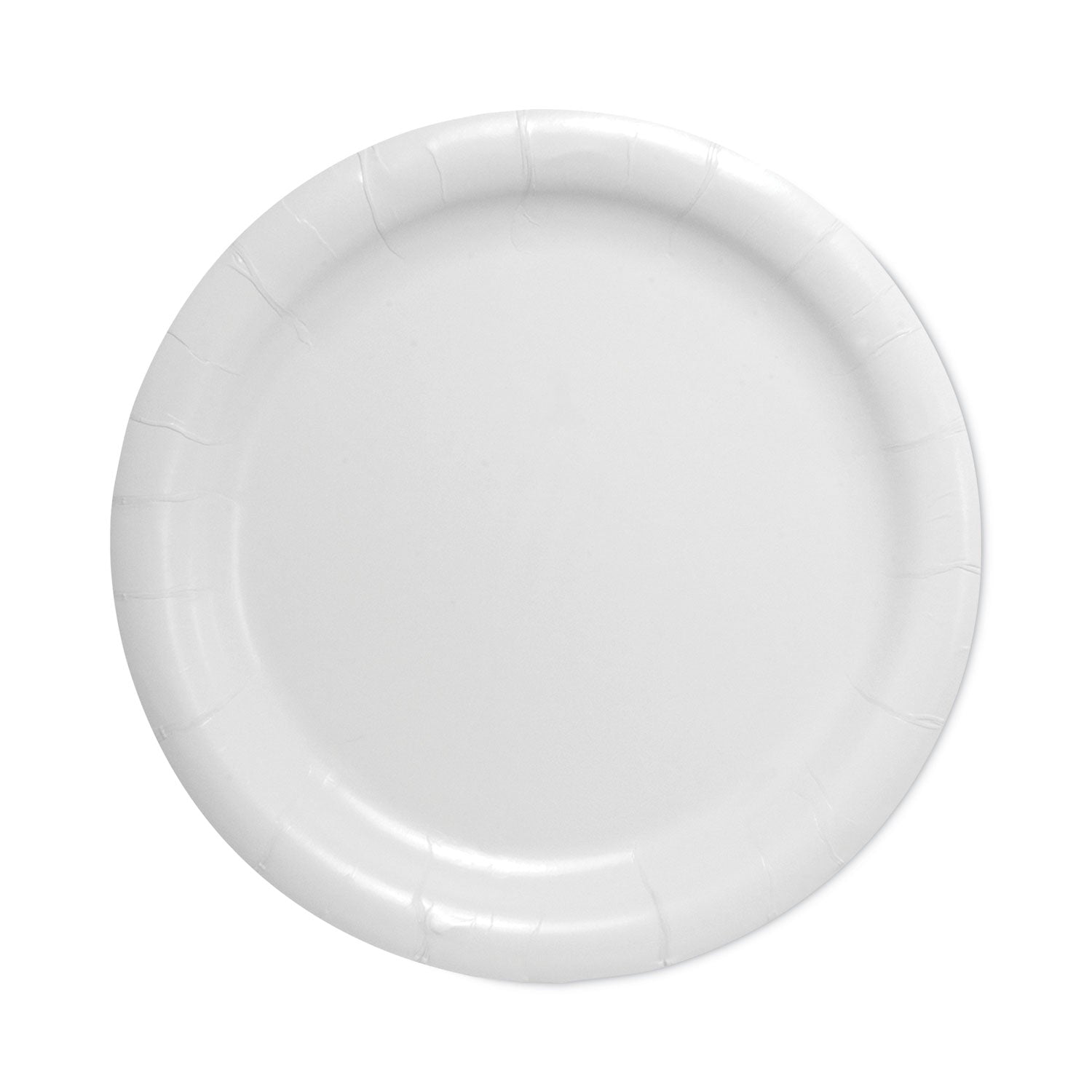 Food - Disposable - 9" Diameter - White - Paper Body - 125/Bag - 4 / Carton