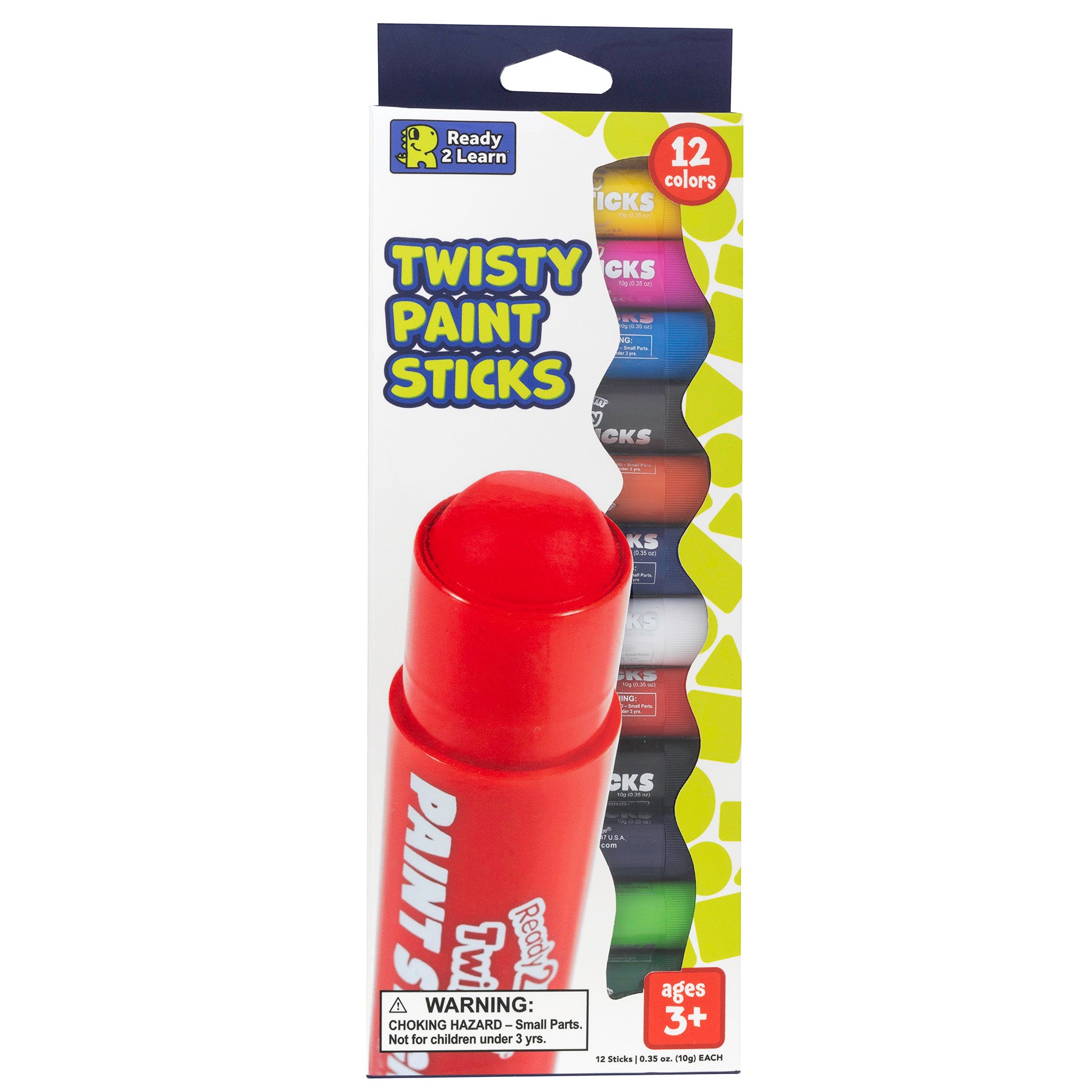Twisty Paint Sticks, 12 Per Pack, 3 Packs