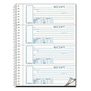 Wire Bound - 3 Part - Carbonless Copy - 2.75" x 7" Form Size - Pink, White - 1 Each