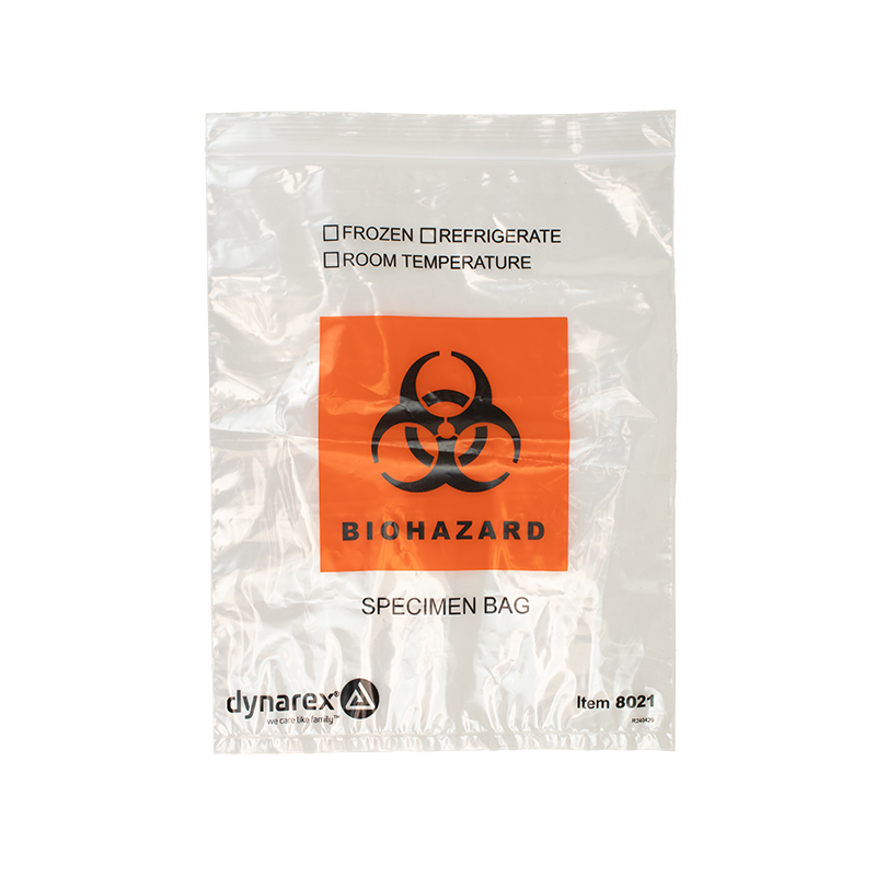 Specimen Bags, 8" x 10", 1.8mil - 100 pcs per Box/10 Boxes per Case