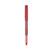 Pilot Precise V5 Extra-Fine Premium Capped Rolling Ball Pens - 0.5 mm Extra Fine Pen Point - Red Ink - Red Plastic Barrel - 1 Dozen