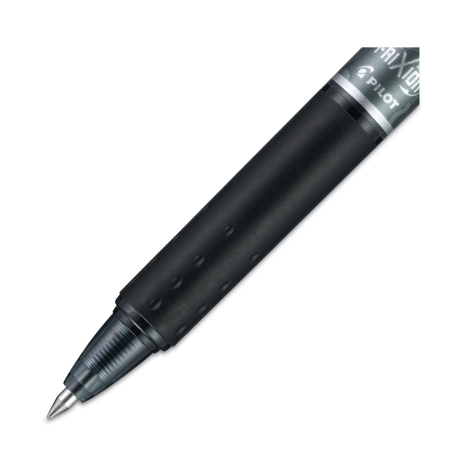 Pilot FriXion Ball Clicker Gel Ink Pens, 0.5 mm Extra Fine, Retractable, Erasable, Black Ink, 1 Dozen