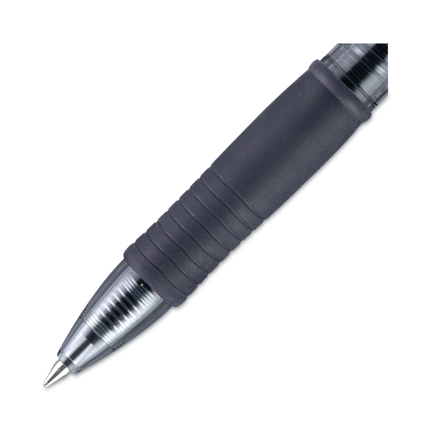 G2 Premium Gel Ink Retractable Pens - 0.7 mm Fine Pen Point - Refillable - Retractable - Navy Blue Ink - Gel-based - Clear Barrel - 1 Dozen