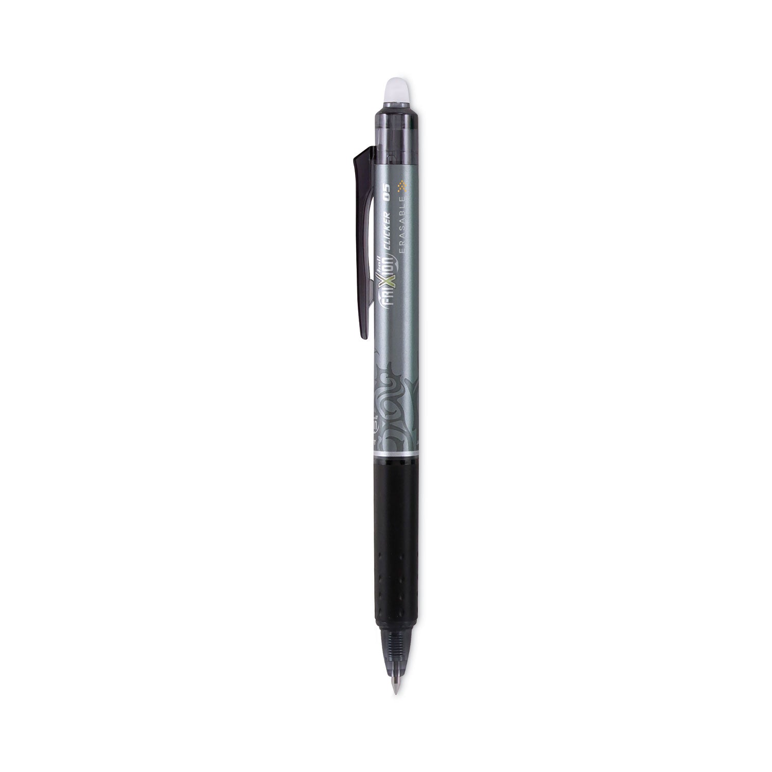 Pilot FriXion Ball Clicker Gel Ink Pens, 0.5 mm Extra Fine, Retractable, Erasable, Black Ink, 1 Dozen