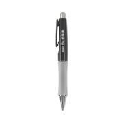 Pilot Dr. Grip Retractable Ballpoint Pens - 1 mm Medium Pen Point - Refillable - Retractable - Black Ink - Black Barrel - 1 Each