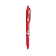 FriXion Gel Pens - 0.7 mm Fine Pen Point - Erasable - Red Ink - Gel-based - Red Barrel - Document, Writing - 1 Dozen