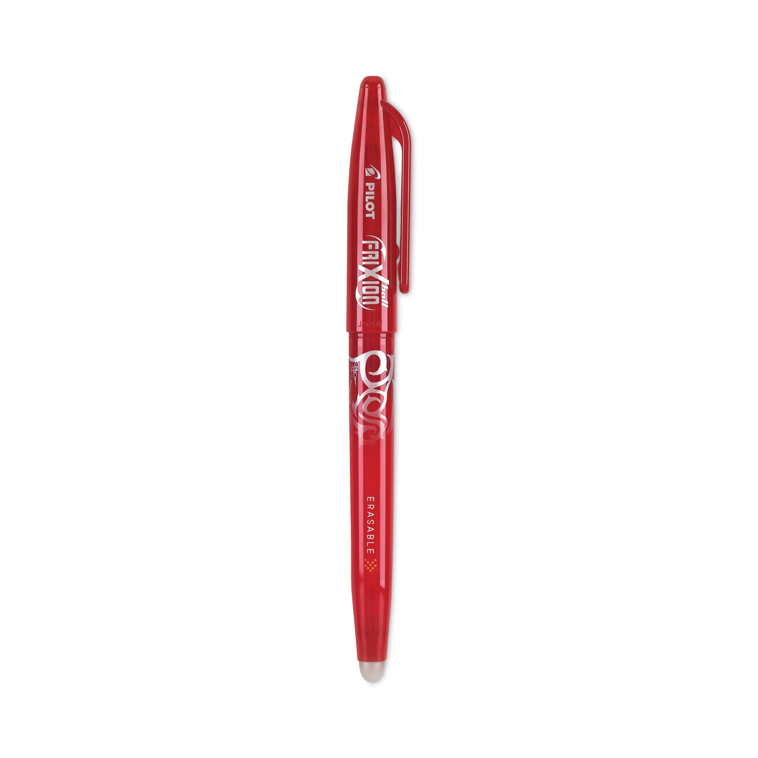 FriXion Gel Pens - 0.7 mm Fine Pen Point - Erasable - Red Ink - Gel-based - Red Barrel - Document, Writing - 1 Dozen