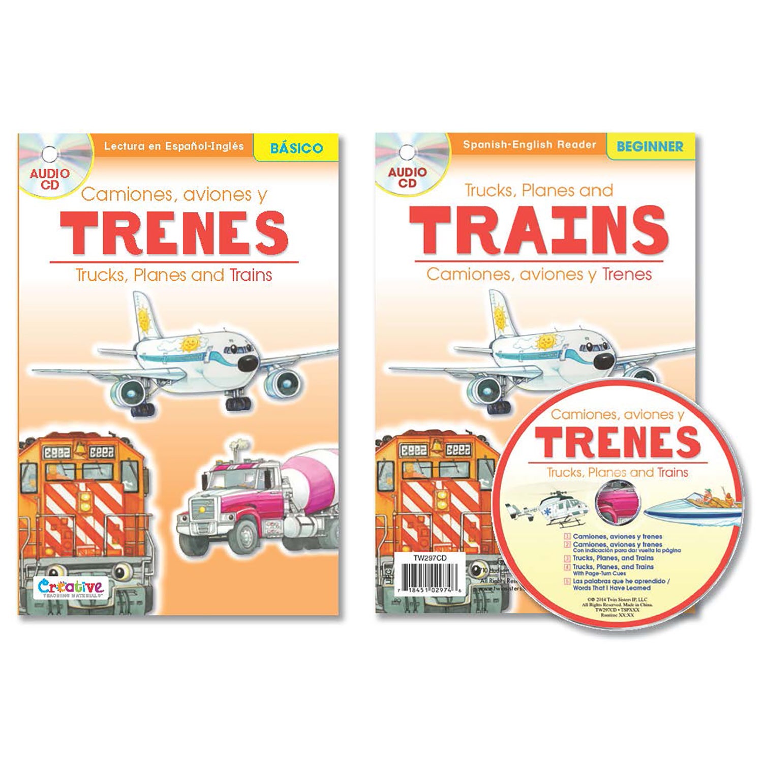 Spanish-English Readers with Audio CD Bundle, Set of 12