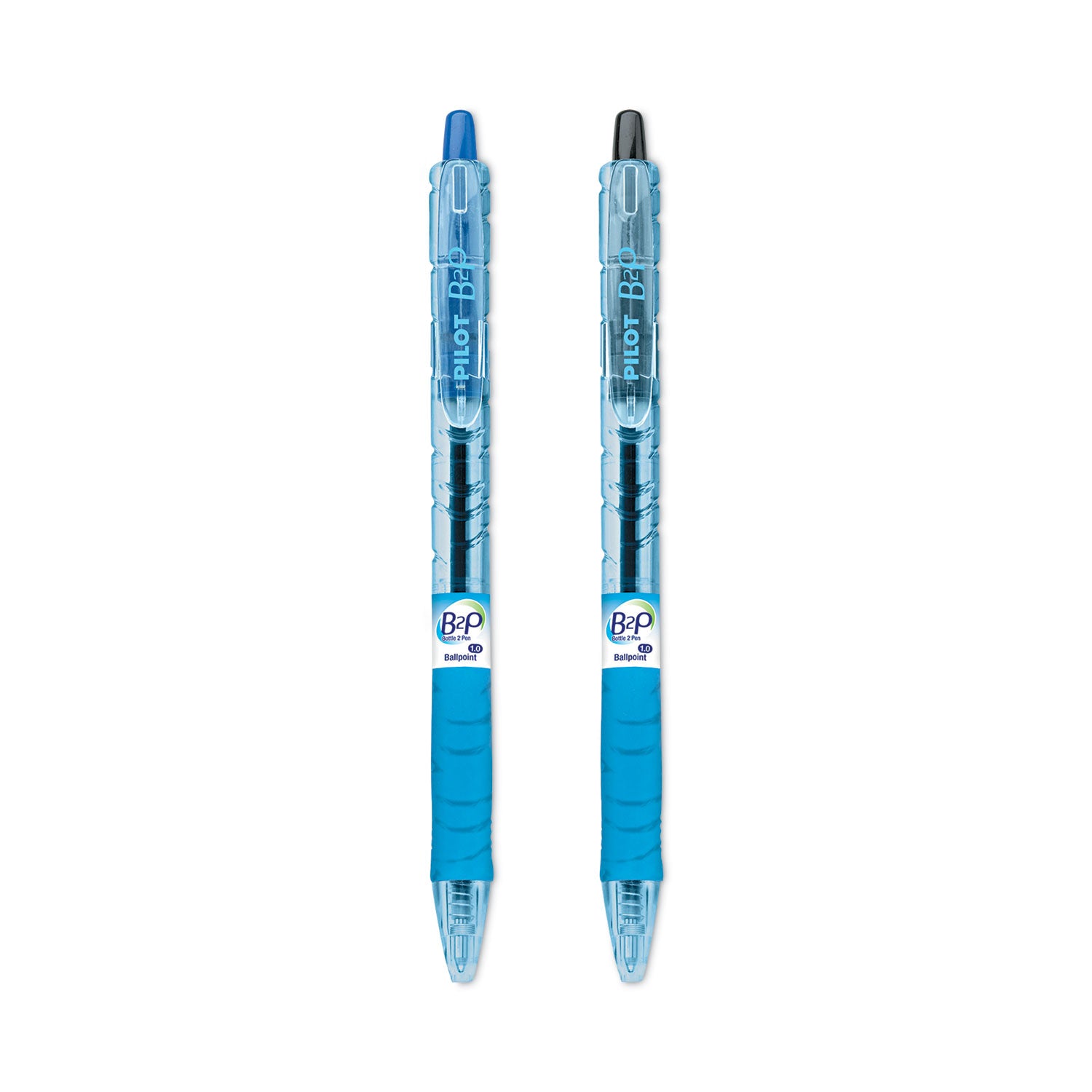 1 mm Medium Pen Point - Retractable - Black, Blue Ink - Assorted Barrel - 36 / Display Box