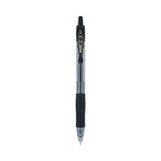 G2 1.0mm Gel Pens - 1 mm Bold Pen Point - Refillable - Retractable - Black Ink - Gel-based - Clear Barrel - 36 / Pack