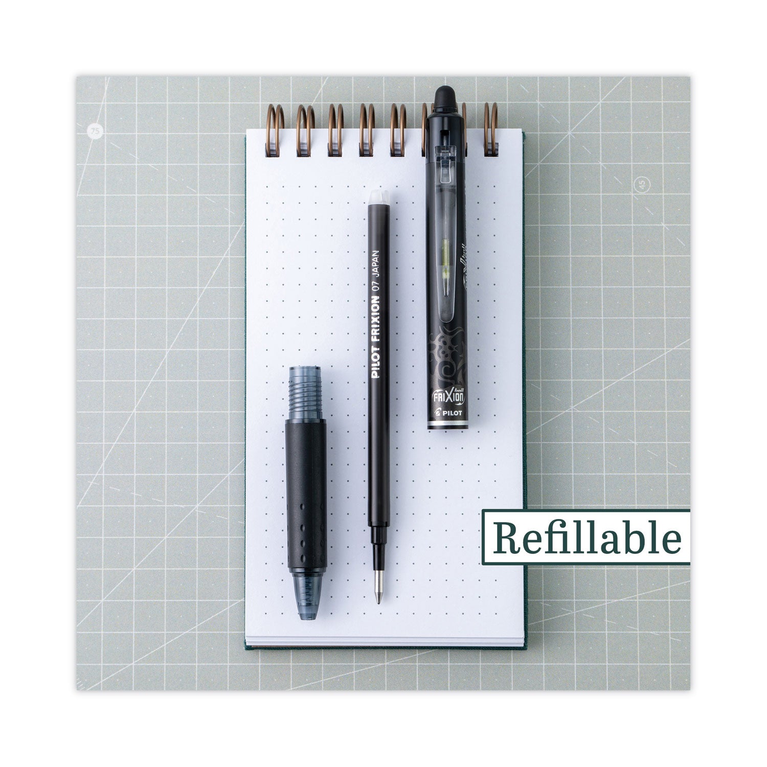 0.7 mm Fine Pen Point - Retractable - Erasable - Pink, Red, Green, Turquoise, Blue, Purple, Navy, Black Ink - Water Based, Gel-based - Translucent Barrel - Document, Writing - 8 / Pack