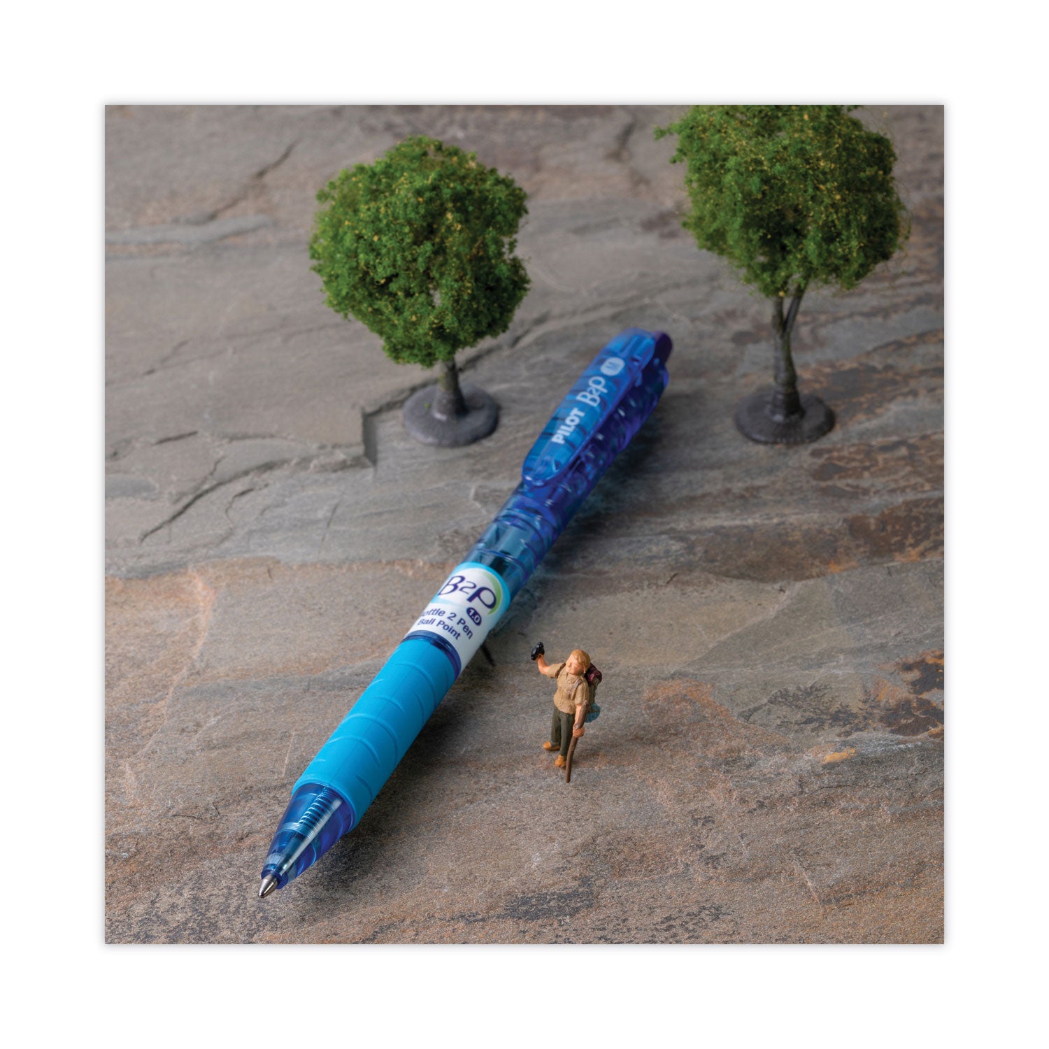 1 mm Medium Pen Point - Retractable - Black, Blue Ink - Assorted Barrel - 36 / Display Box