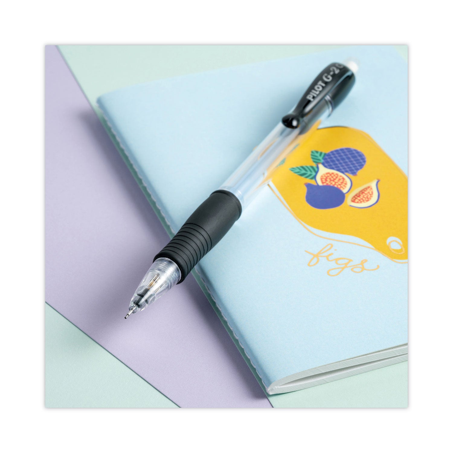Pilot Mechanical Pencils - 0.7 mm Lead - HB/#2 - Refillable - Clear, Black Barrel - 1 Dozen