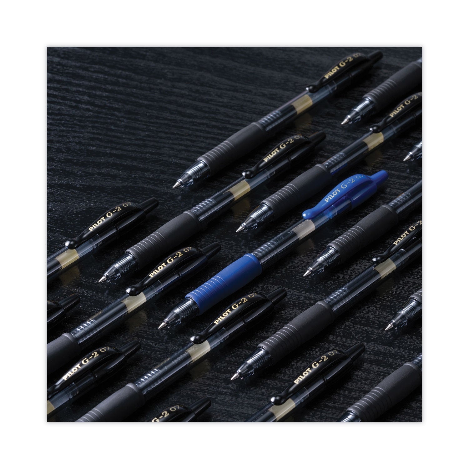 G2 Premium Gel Ink Retractable Pens - 0.7 mm Fine Pen Point - Refillable - Retractable - Black, Blue, Red Ink - Gel-based - Black, Blue, Red Barrel - 3 / Pack