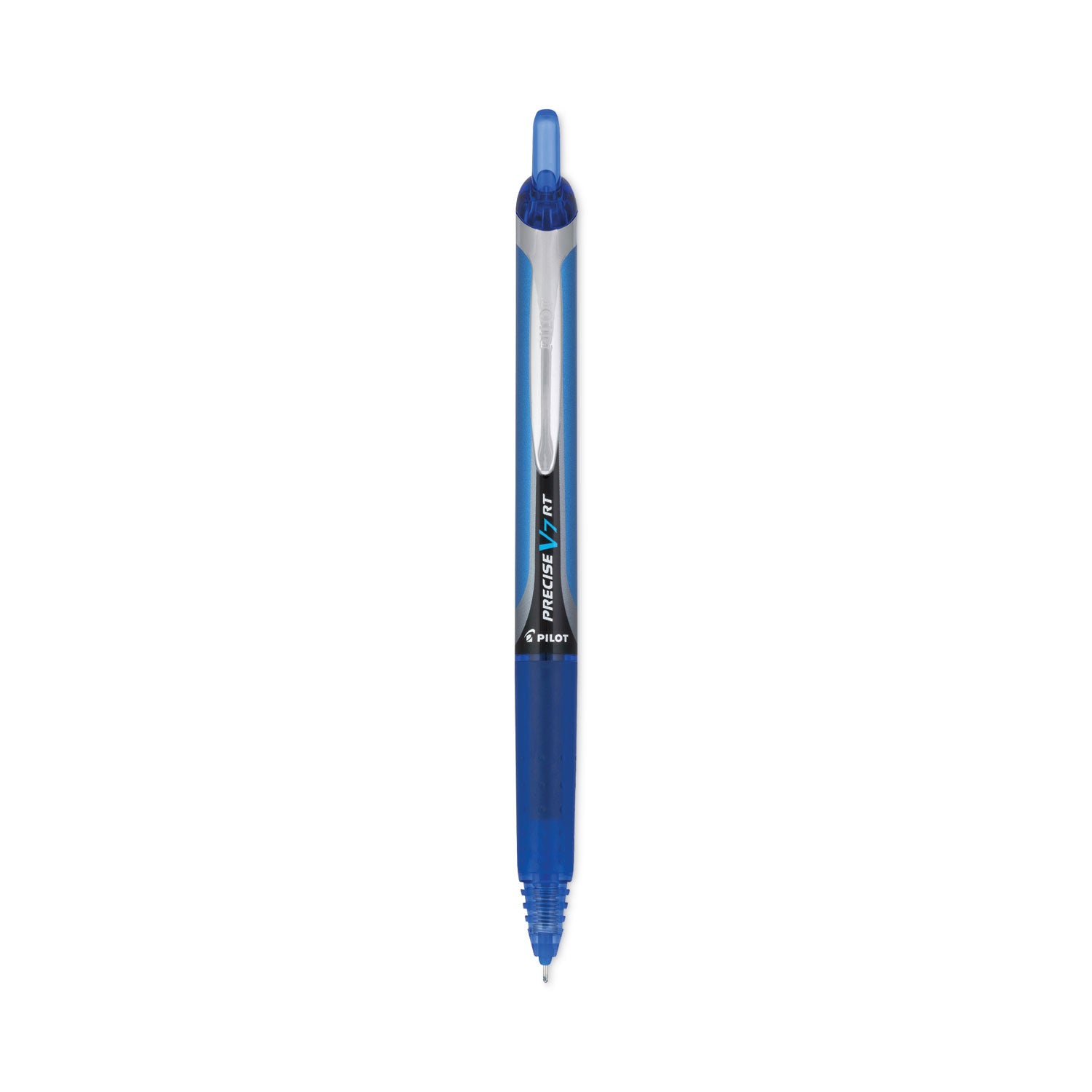 Pilot RT Fine Premium Retractable Rolling Ball Pens - 0.7 mm Fine Pen Point - Refillable - Retractable - Blue Ink - Water Based - Blue Barrel - Writing - 1 Dozen