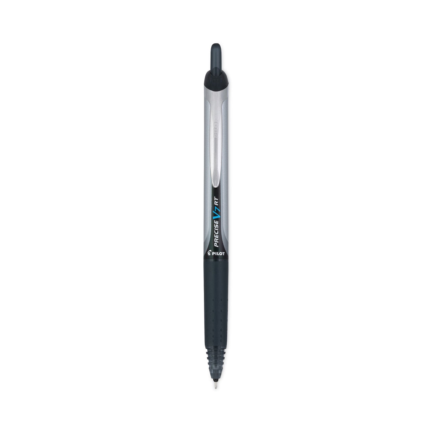 Pilot RT Fine Premium Retractable Rolling Ball Pens - 0.7 mm Fine Pen Point - Refillable - Retractable - Black Ink - Water Based - Black Barrel - Writing - 1 Dozen