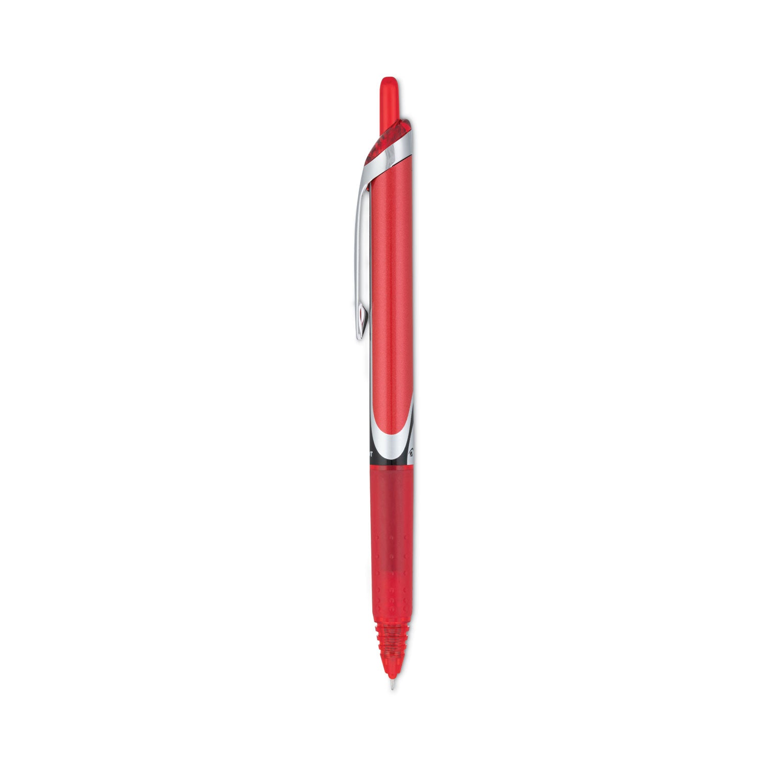 Pilot Extra-Fine Premium Retractable Rolling Ball Pens - 0.5 mm Extra Fine Needle Pen Point - Retractable - Red Ink - Water Based - Red Barrel - Writing - 1 Dozen