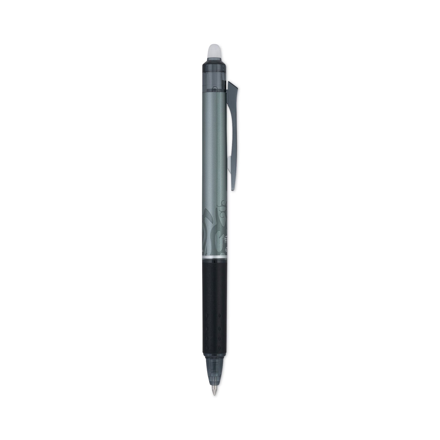 Pilot FriXion Ball Clicker Gel Ink Pens, 0.5 mm Extra Fine, Retractable, Erasable, Black Ink, 1 Dozen