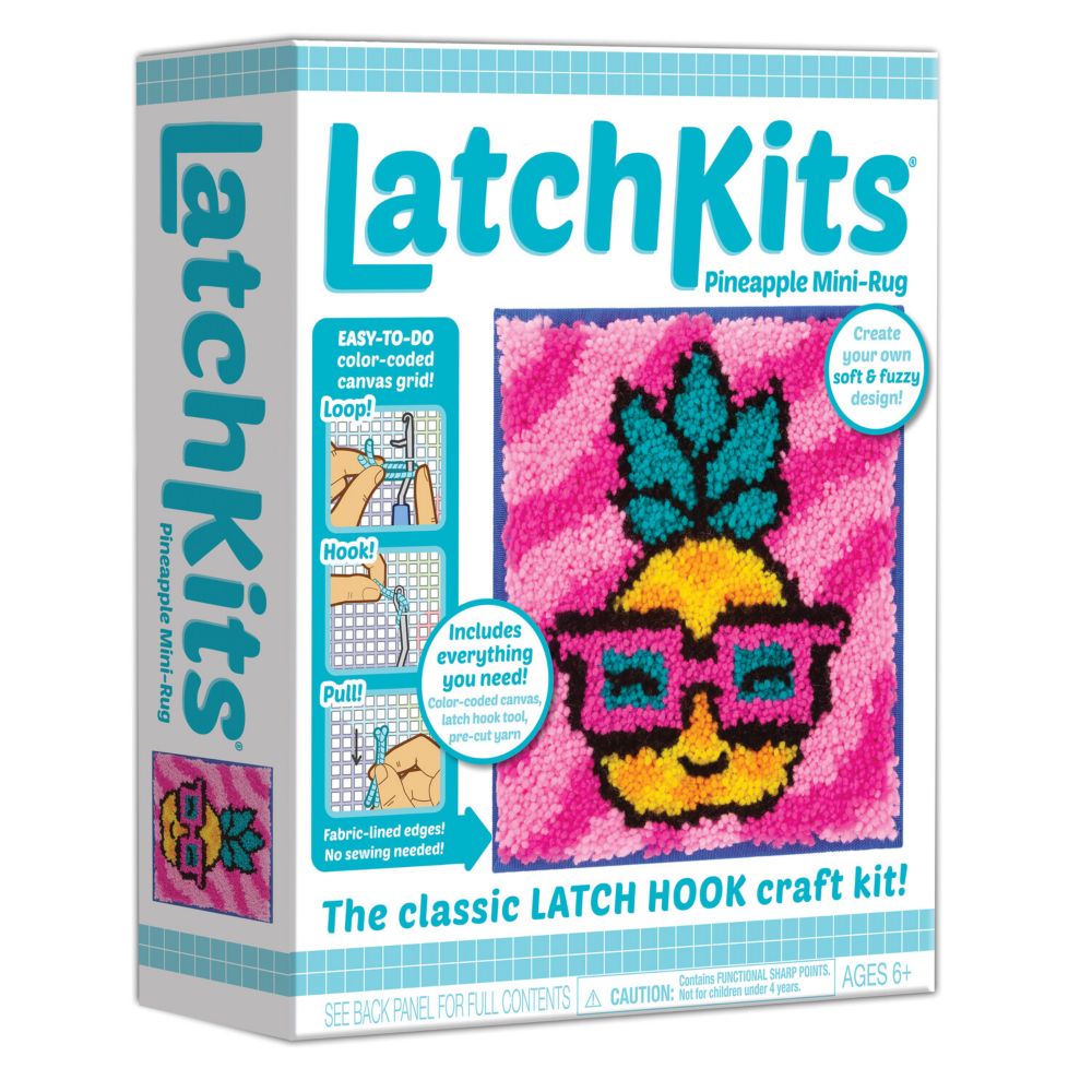 Playmonster Latch Kit Pineapple Mini Rug #1804 Mini
