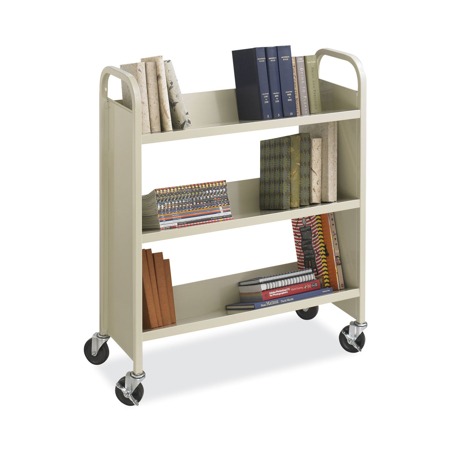 Steel 3 Shlf Single Side Bkcrt