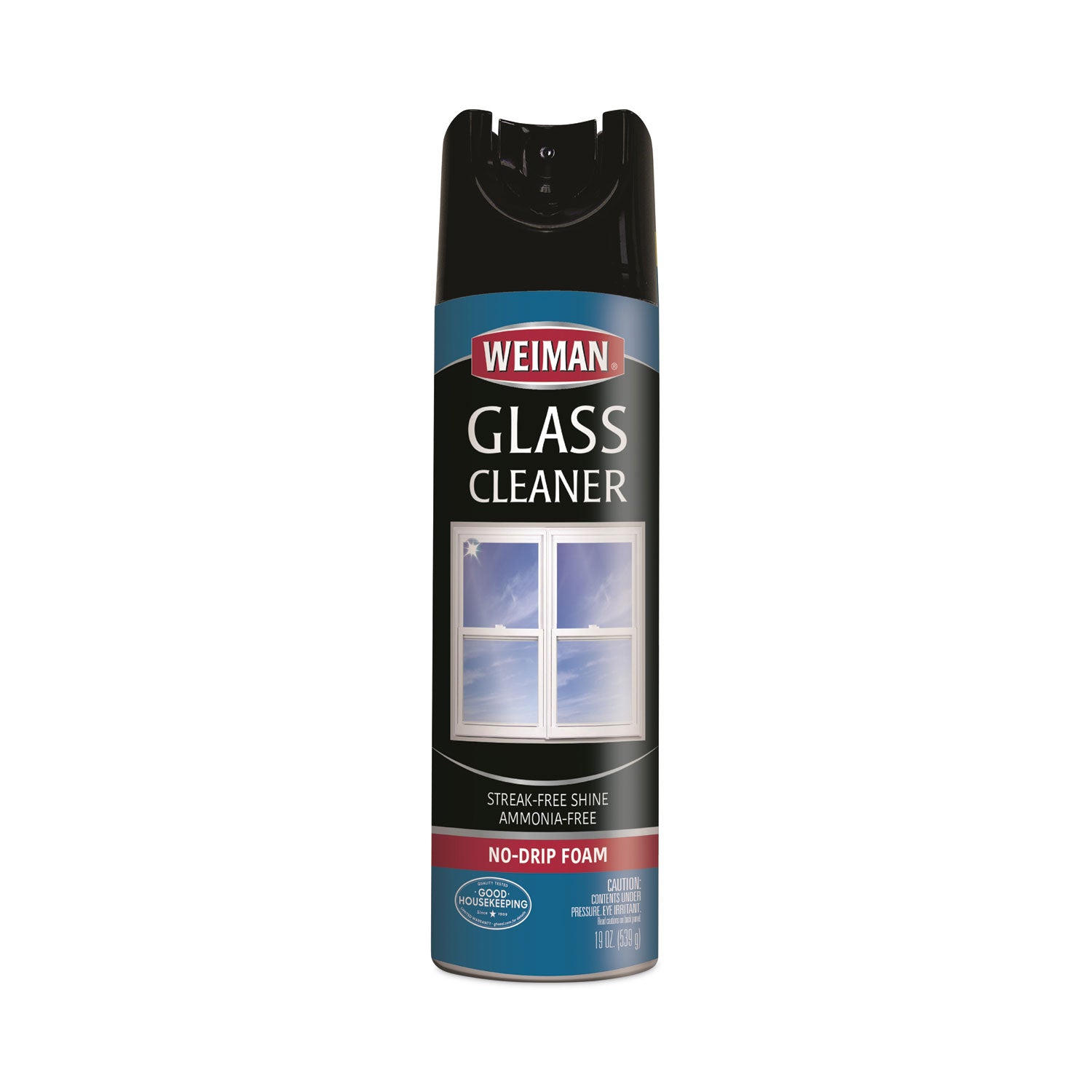 Foaming Glass Cleaner, 19 Oz Aerosol Spray Can, 6/carton